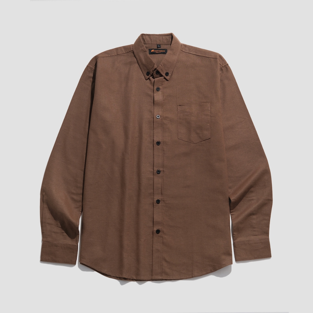 Cottongo Kemeja Panjang Pria Linen