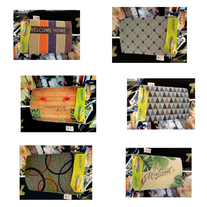 BARU KESET KOMAX AZALEA PVC DOORMAT 40 x 60 cm