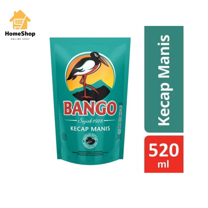 

BANGO Kecap Manis Soy Sauce Refill 720 gram 520ML