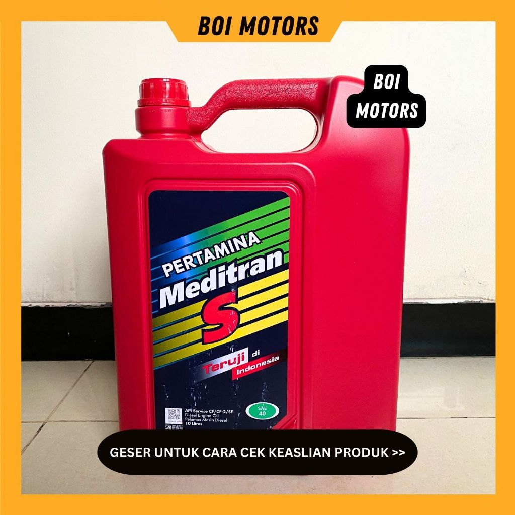 [10 LITER] PERTAMINA MEDITRAN S40 isi 10 Liter