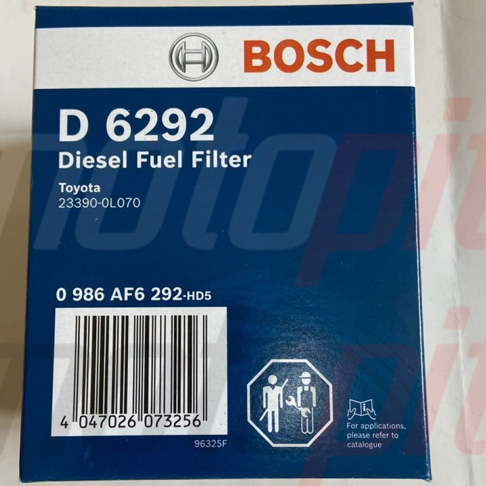 BOSCH Filter Solar Diesel Toyota Innova Reborn Fortuner VRZ D6292 TERMURAH