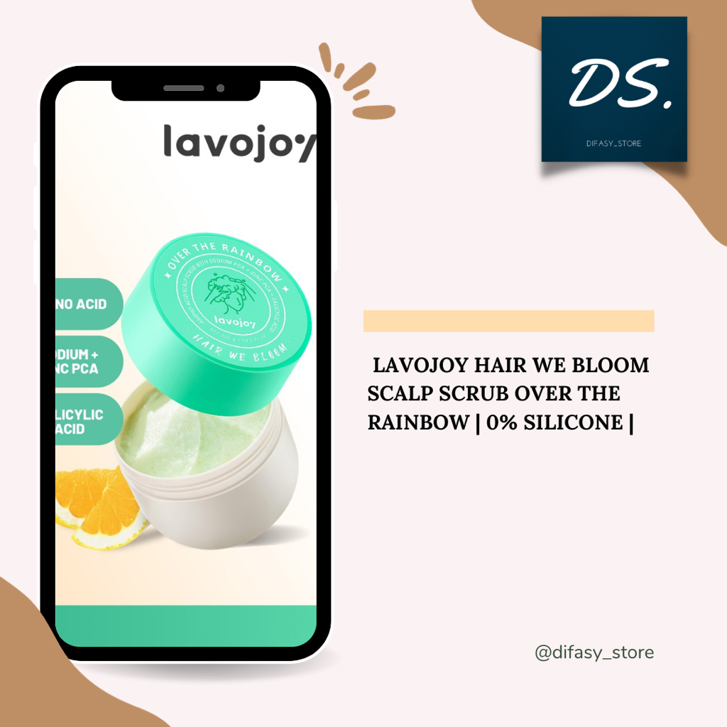 Lavojoy Hair We Bloom Scalp Scrub Over The Rainbow