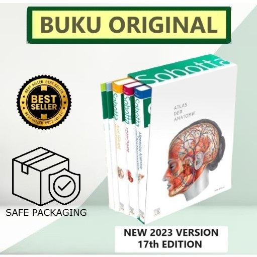 SOBOTTA ENGLISH ATLAS OF ANATOMY 17ED / SOBOTTA INGGRIS EDISI 17 TERBARU 2023