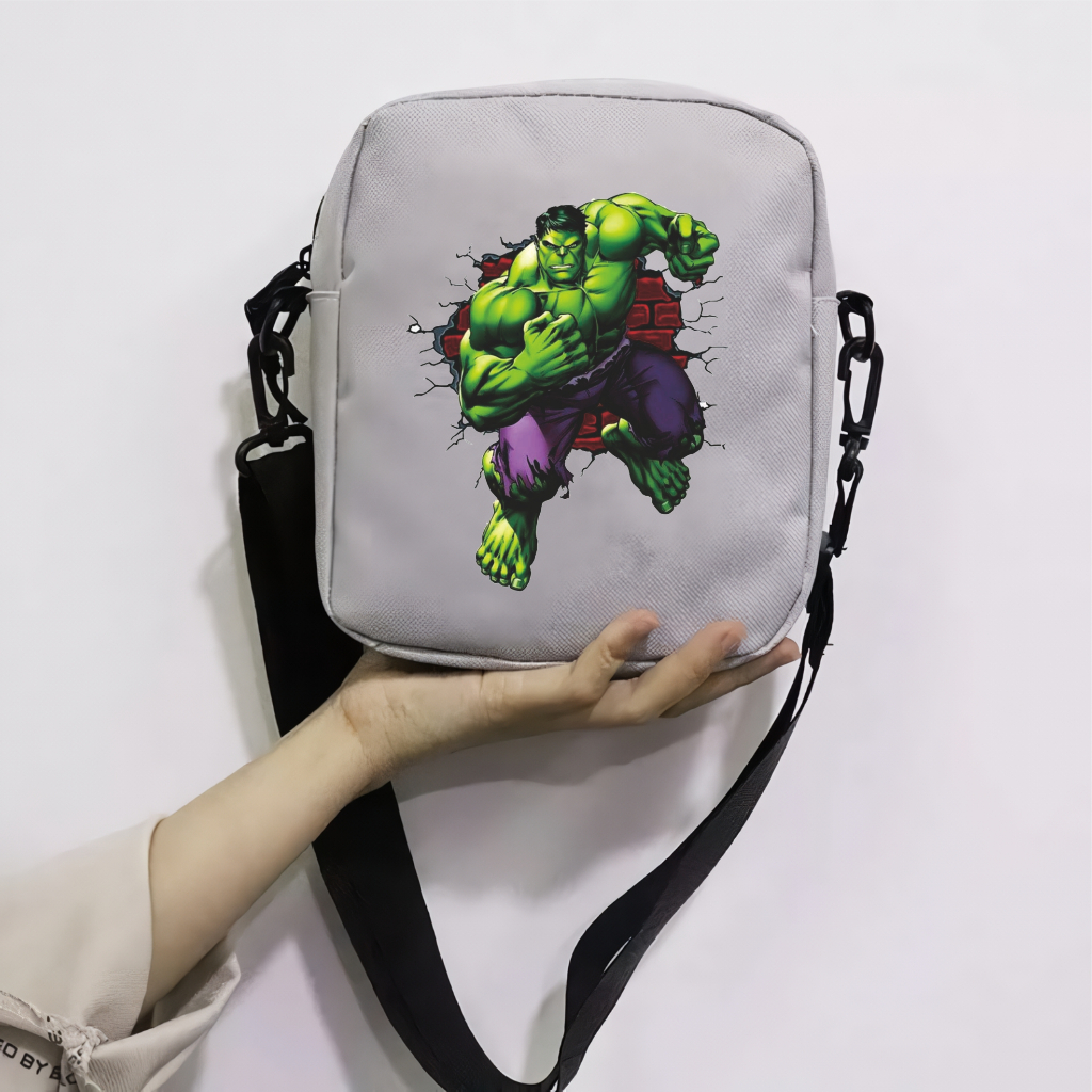 PVJ Tas Anak Motif Karakter Hero - Hulk Tas Selempang Anak