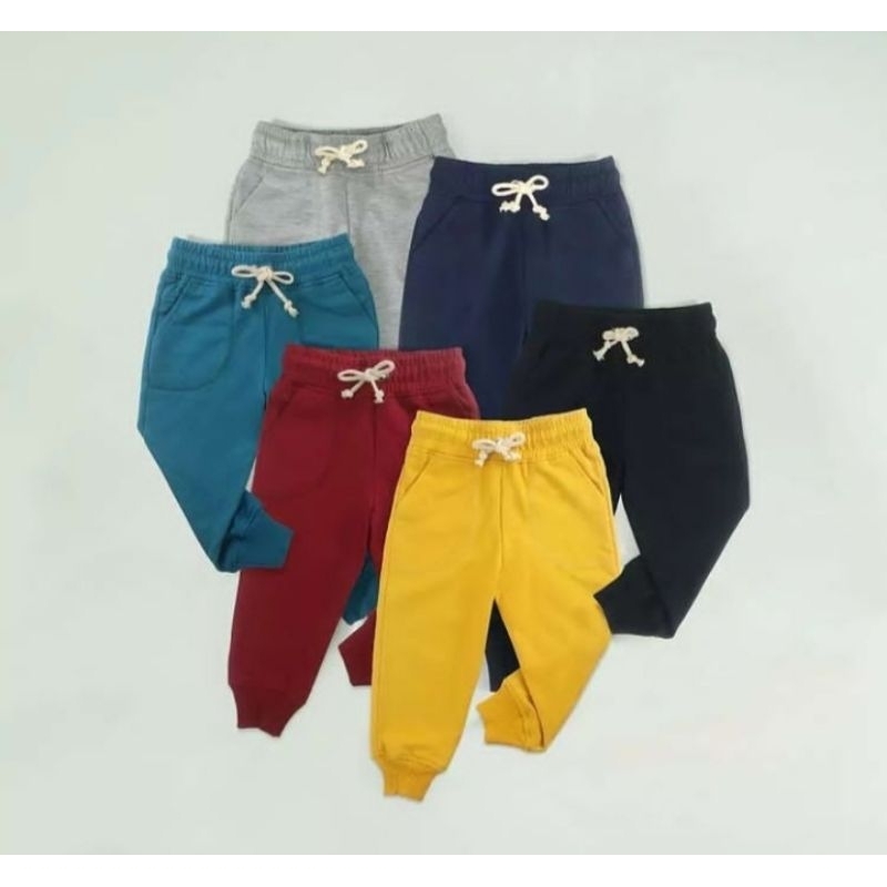 Celana jogger anak (usia 6 bulan - 6tahun) by nine.kids