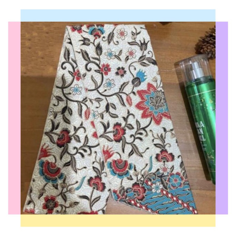 Syal Batik Bunga / Syal wanita / Syal leher / Syal Murah / Fashion