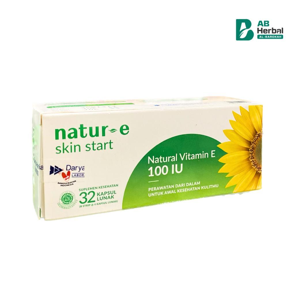 NATUR E NATUR-E HIJAU VITAMIN E 100 IU ISI 32 KAPSUL PERAWATAN KULIT SEHAT SKIN START