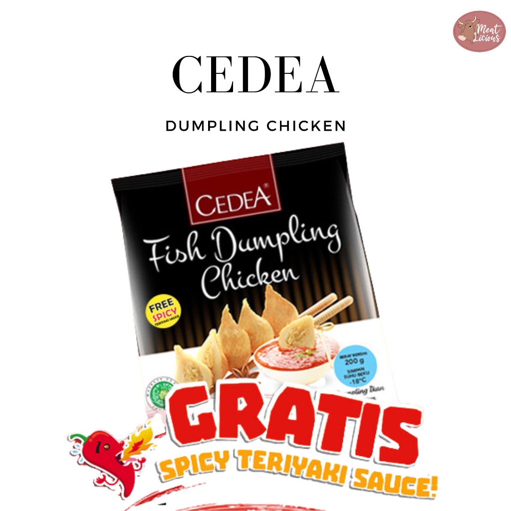 

Cedea Fish Dumpling Cheese & Dumpling Chicken 200gr / dumpling keju atau ayam