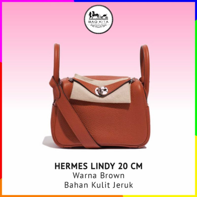 Hms Lindy 20 Cokelat | Tas Selempang Wanita 11020Hermes Lindy Premium