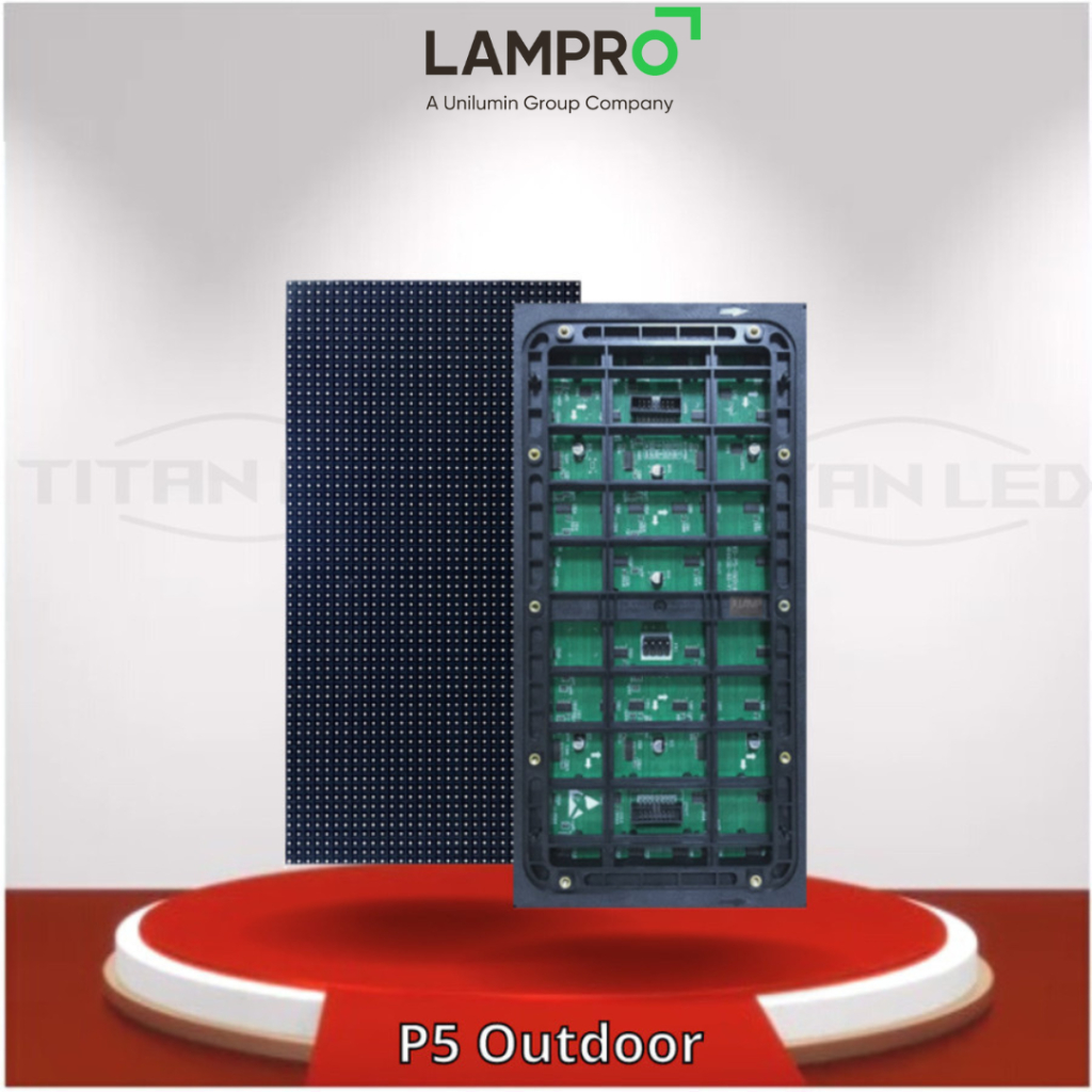 MODUL PANEL LED P5 RGB OUTDOOR LAMPRO BY UNILUMIN GROUP VIDEOTRON FULLCOLOR HI QUALITY