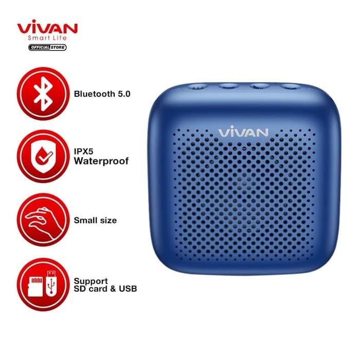 Vivan VS1 Outdoor Bluetooth 5.0 speaker waterproof-speaker vivan vs1