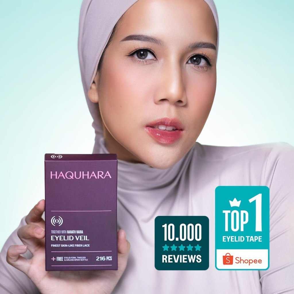 HAQUHARA HARA Eyelid Veil  S M SL L Scot Skot Mata Jaring Eyetape Lace