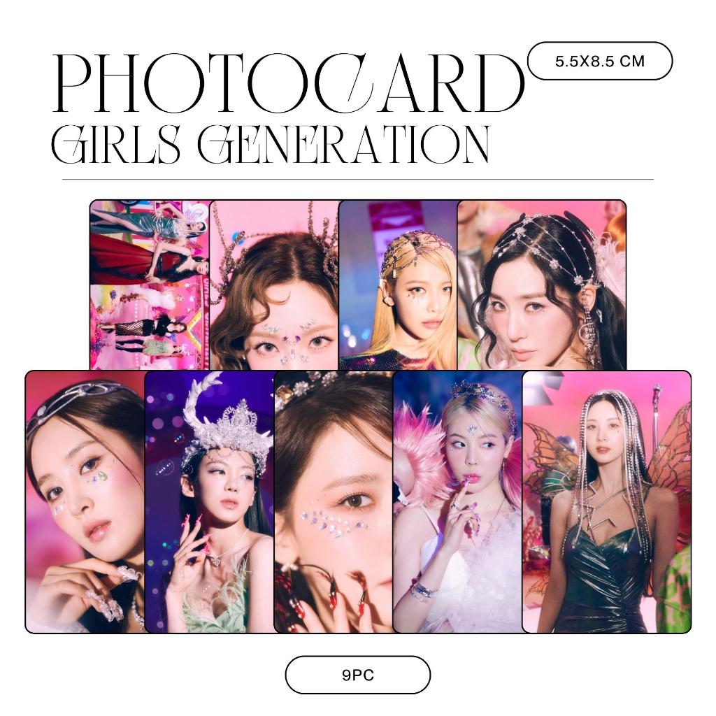 PHOTOCARD GIRLS GENERATION FOREVER 1 SNSD (ISI 9 PCS + LAMINASI 2 SISI) TANDA TANGAN TTD KPOP CARDS 