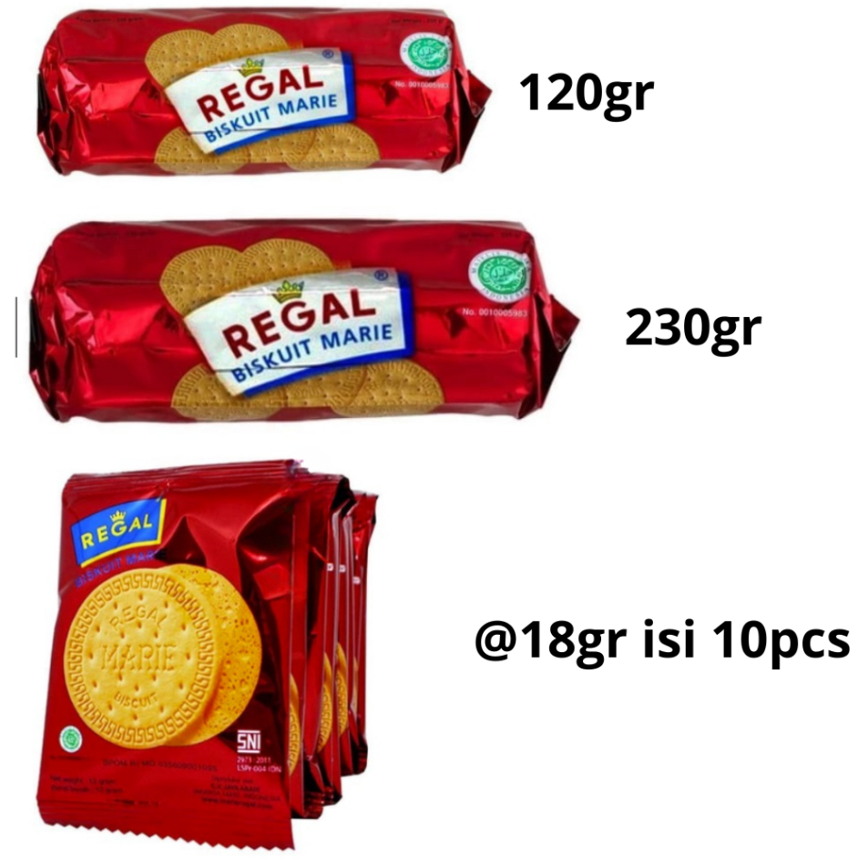 

Bestseller Marie Regal 120gr/230gr/Renceng Ready Stock