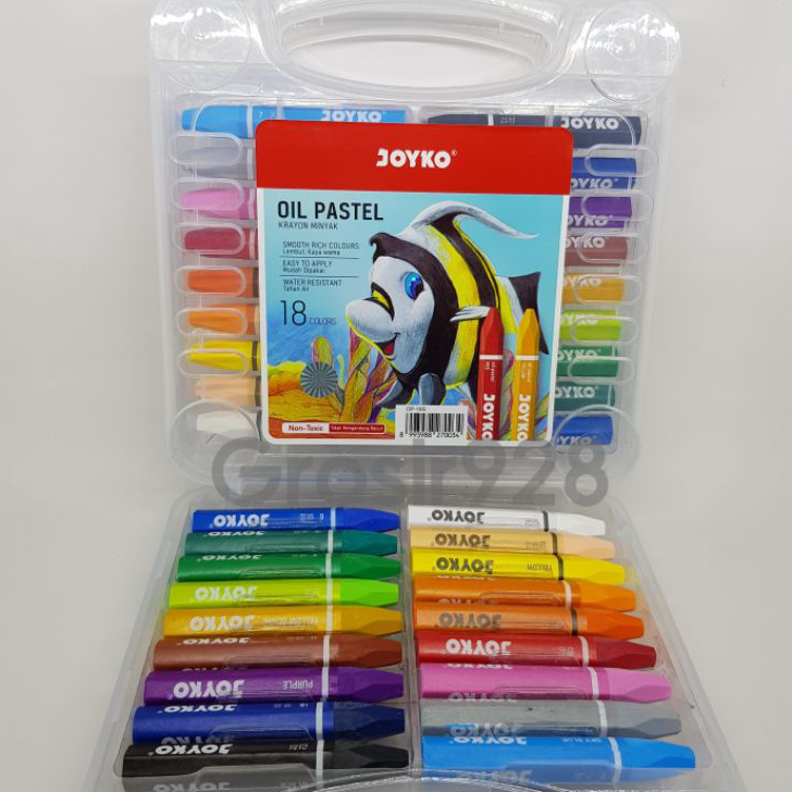 

Produk Oil Pastel / Crayon / Krayon Minyak Joyko 18 warna ★★★★★