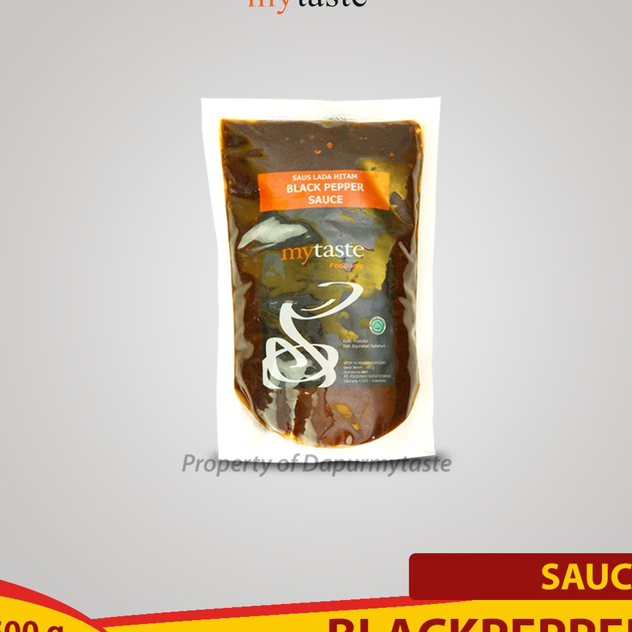 

Best Produk My Taste Blackpepper Sauce / saus lada hitam 500 Gram Super Promo