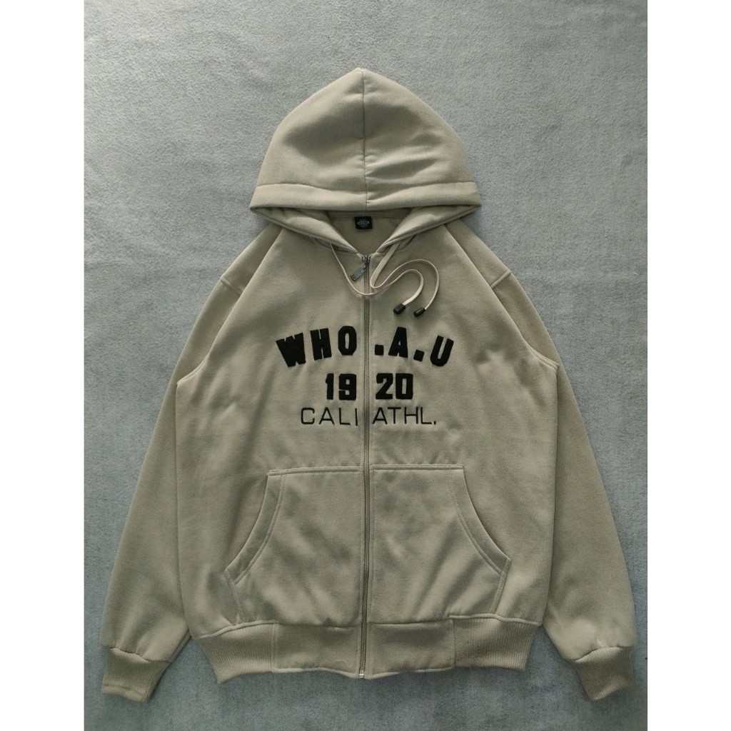 Jaket WHO AU l Hoodie WHO.AU California Zipper Stm Pria Wanita