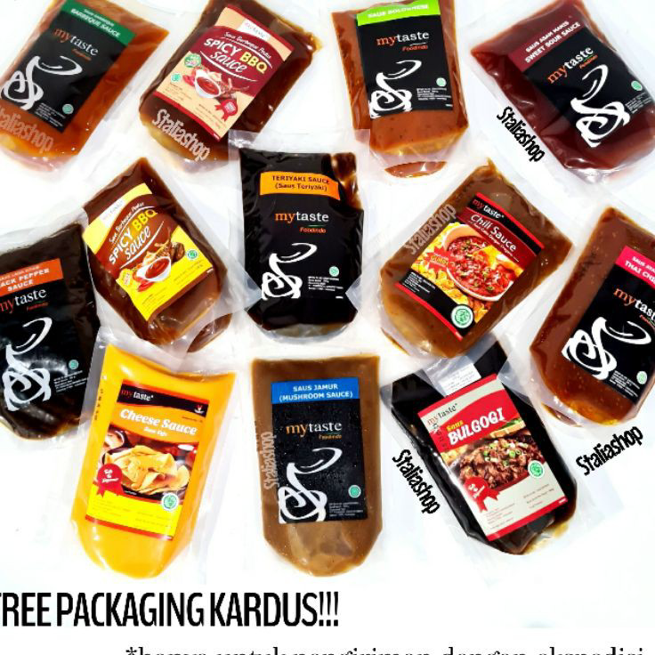 

Diskon Promo My Taste Saus Barbeque Blackpepper Teriyaki Bolognese Sauce 500gr