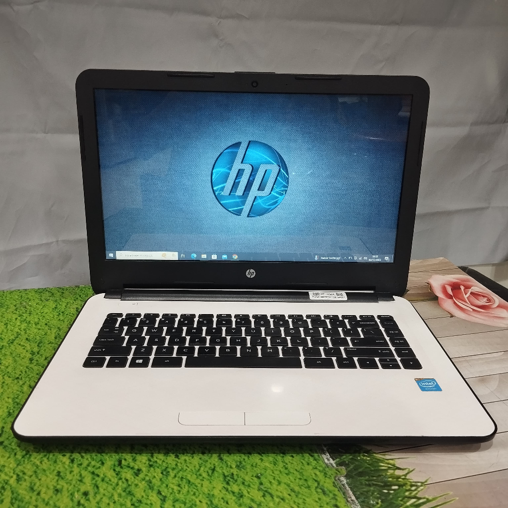 Laptop Murah 1 jutaan HP 14 RAM 4GB SSD 128GB + HDD 500GB 14in Lancar Siap Pakai