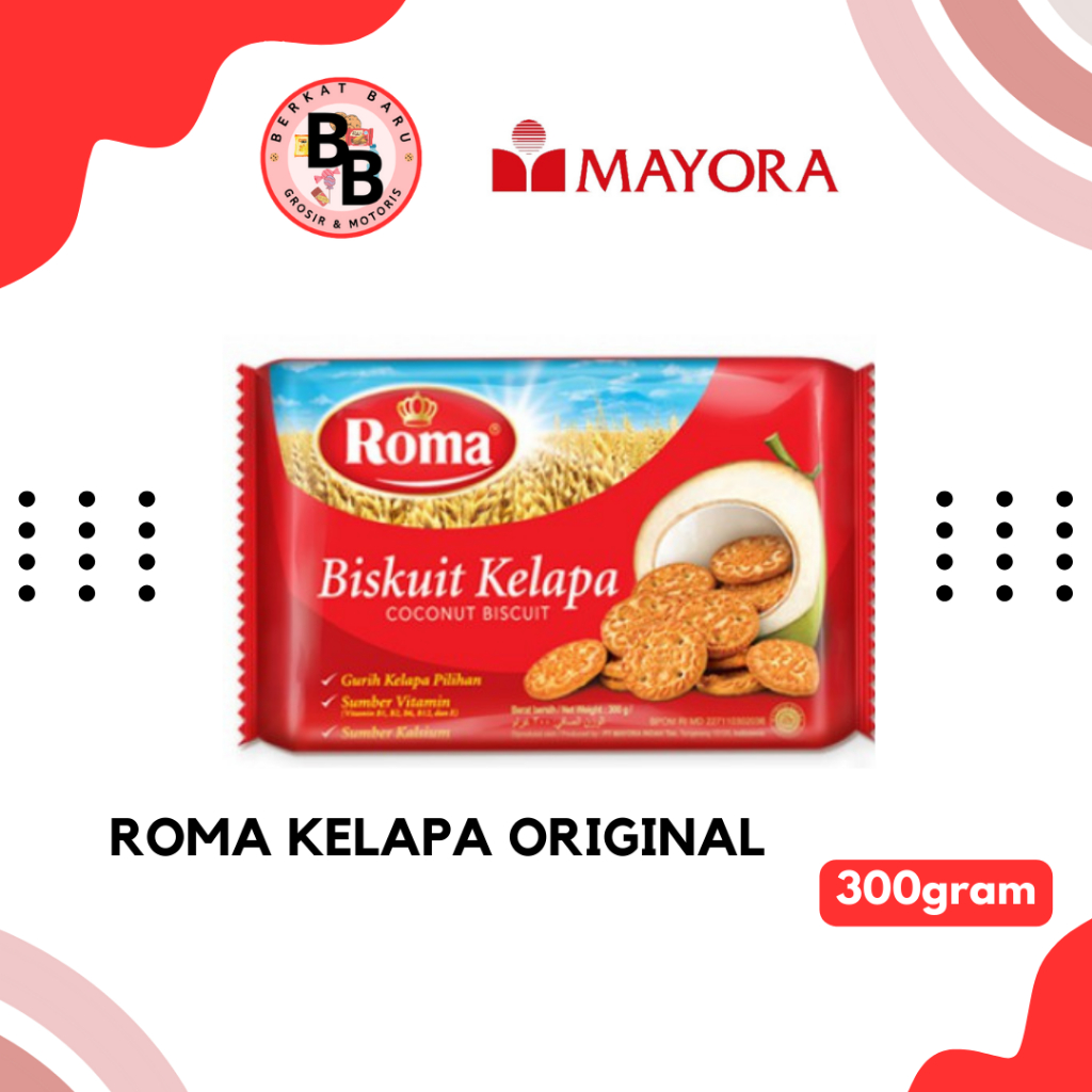 [BB SNACK] ROMA KELAPA 300GRAM FAMILY PACK