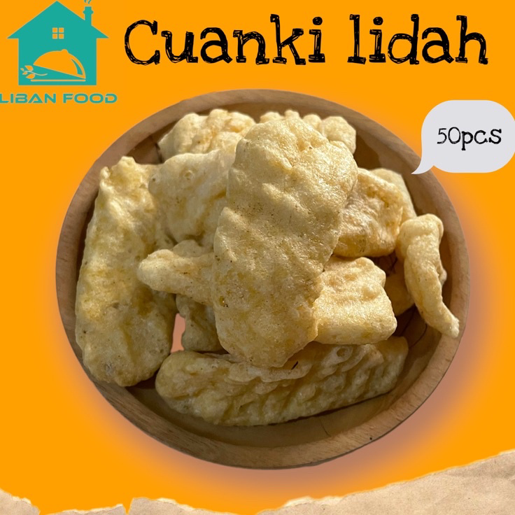 

DNDM6981 CUANKI LIDAH 50PCS /GRATIS ONGKIR/ LIBANFOOD