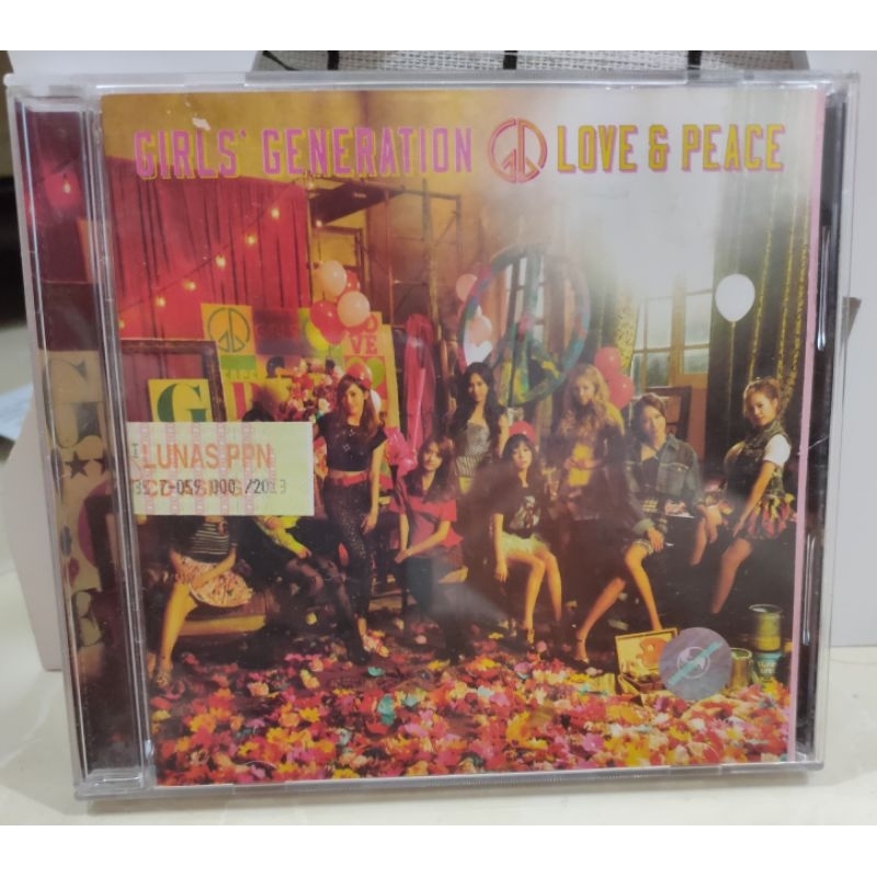 album jepang snsd love and peace Preloved gen 2 girls generation [BACA DESKRIPSI] (ready stock)