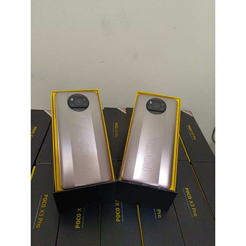 POCO X3 PRO RAM 6/128 HP DUS RESMI ORINAL 100% LIKE NEW/MULUS (SPERTI BARU) BERGARANSI