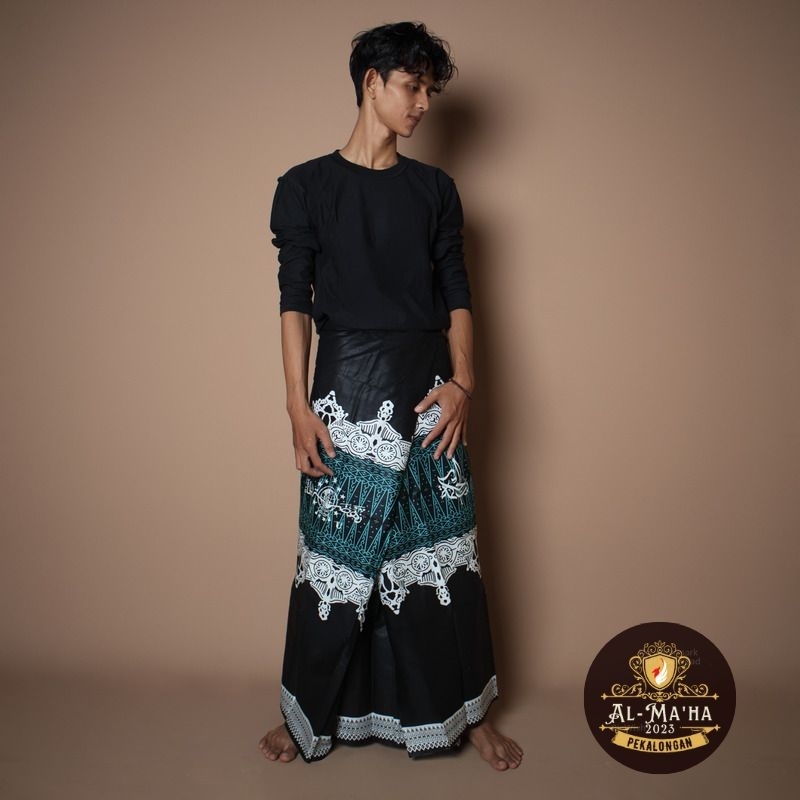 Sarung Batik Motif NU Printing Pekalongan Dewasa Kain Katun Toska
