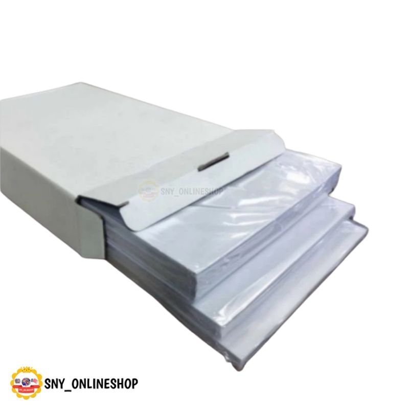 

50 Sheet Kertas PVC ID Card A4 Tebal Import Bahan PVC ID Kartu Card