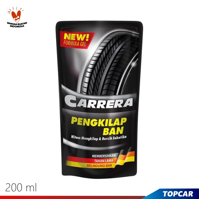 Pengkilap Ban 200 ml Perawatan Mobil Motor by CARRERA