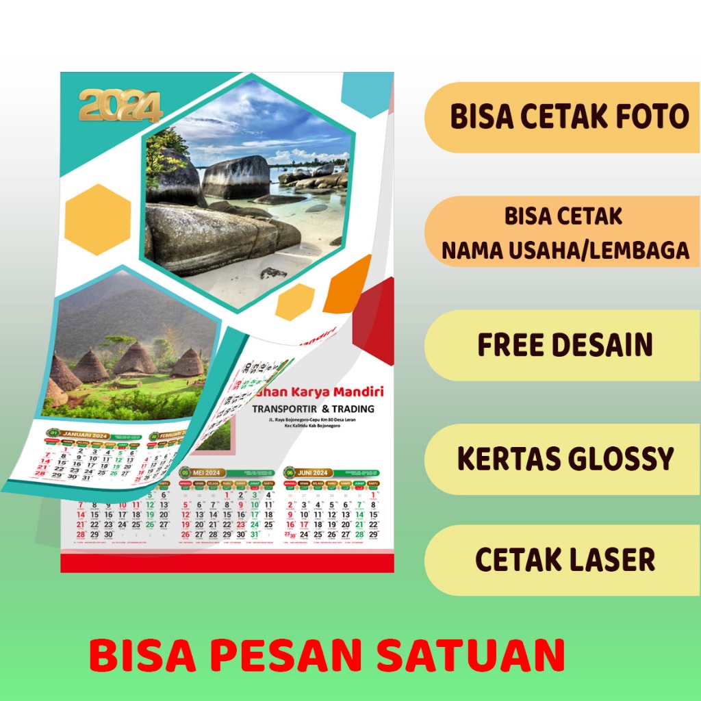 

kalender custom glossy