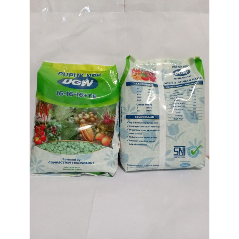 pupuk NPK DGW 161616+TE 1kg mempercepat tumbuh tanaman