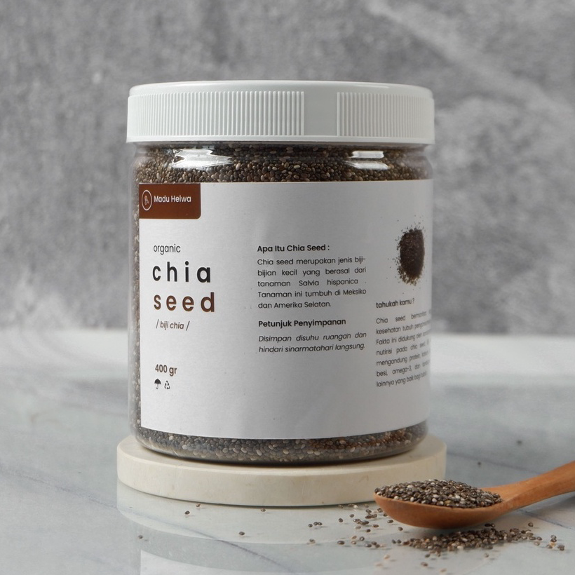 

Terkini Organic Black Chia Seed 400 gr Premium Biji Chiaseed Original