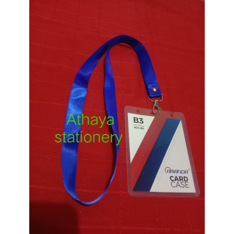 

Tali lanyard non stoper 2 cm+ID card case B3