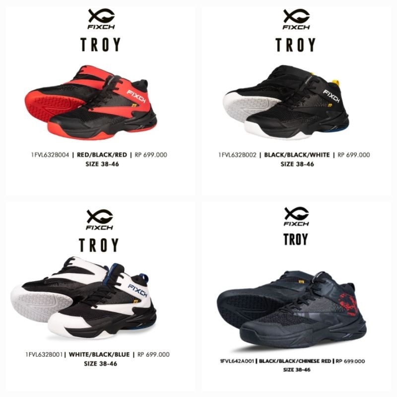 Real pict FIXCH ORIGINAL SEPATU VOLI f FIXCH TROY FIXCH REPULSION