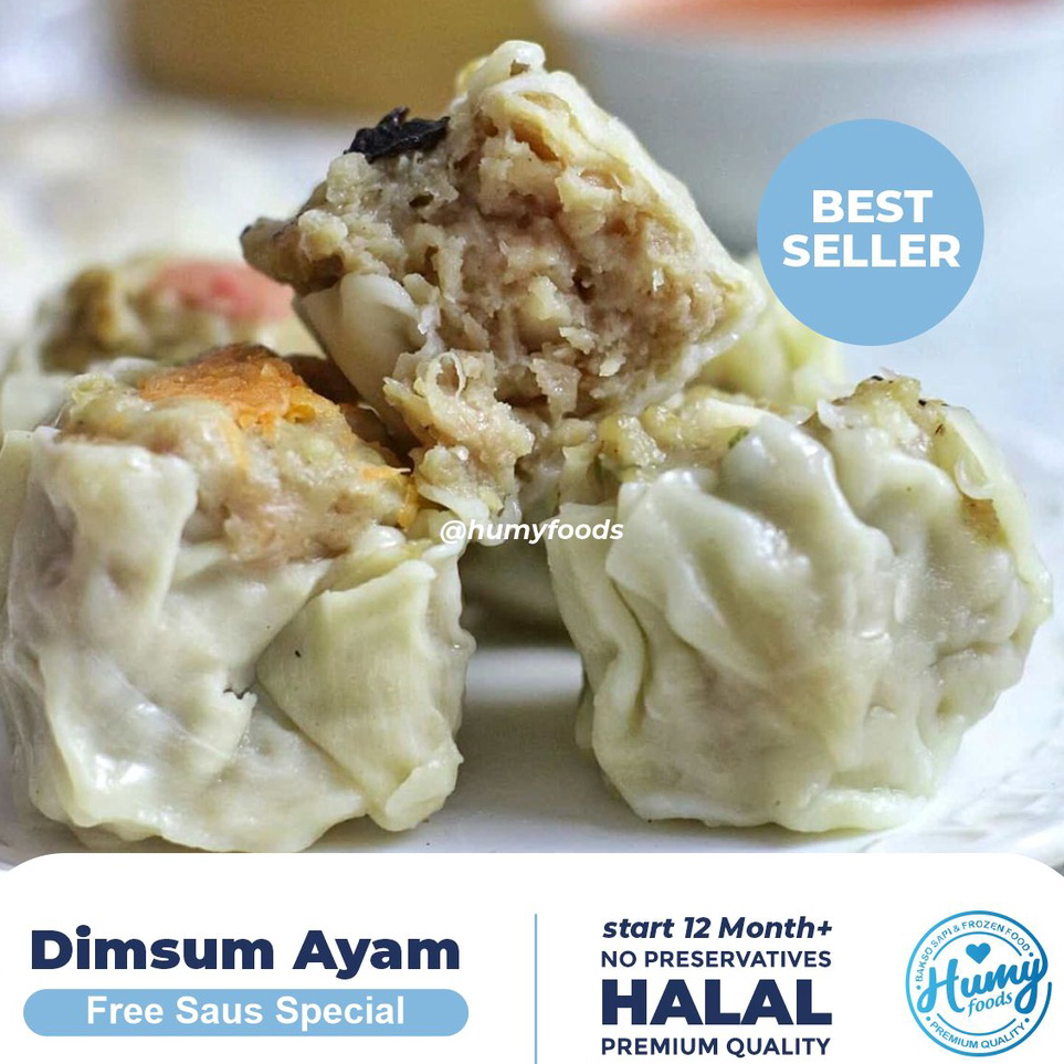 

RNJV9430 DIMSUM AYAM PREMIUM FREE SAUS (ISI 10) Halal Tanpa Pengawet
