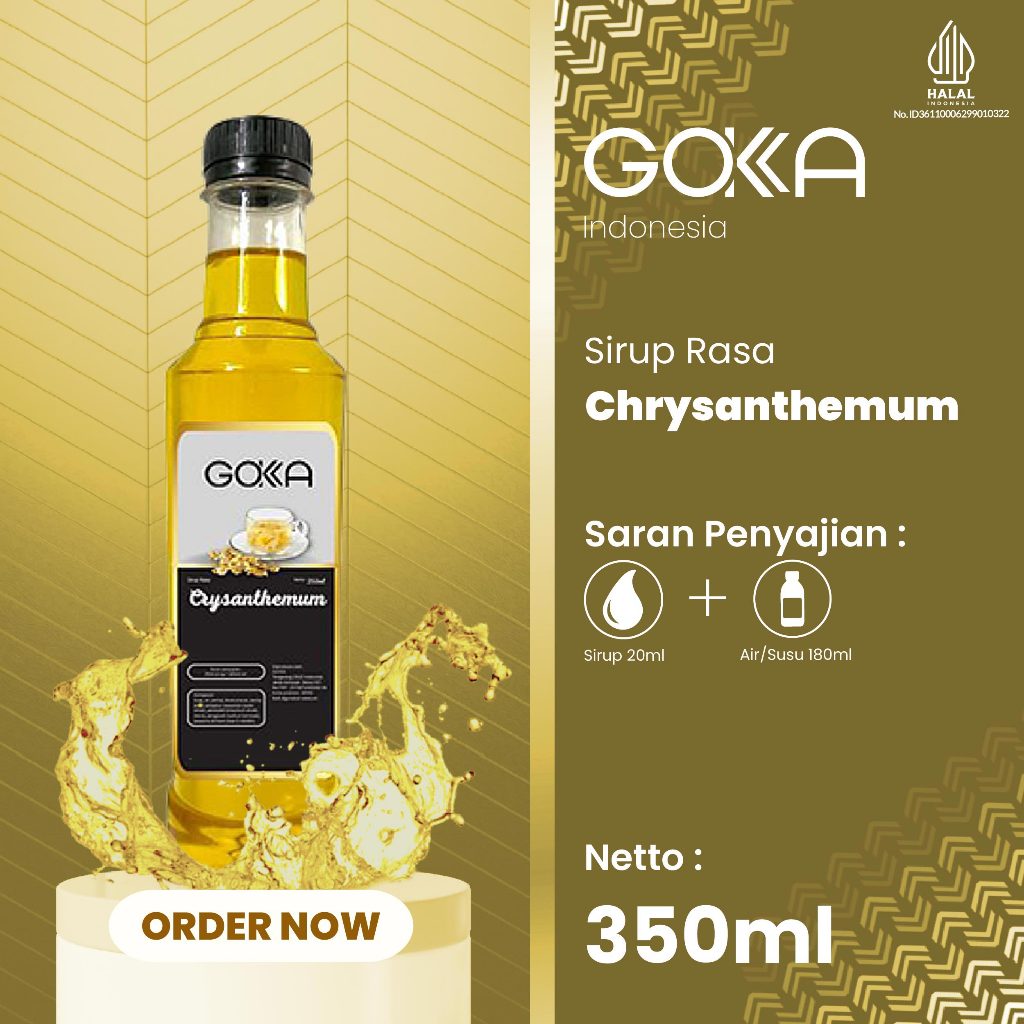 

Gokka Sirup Rasa Chrysanthemum / Gokka Syrup Rasa Chrysanthemum 350ml