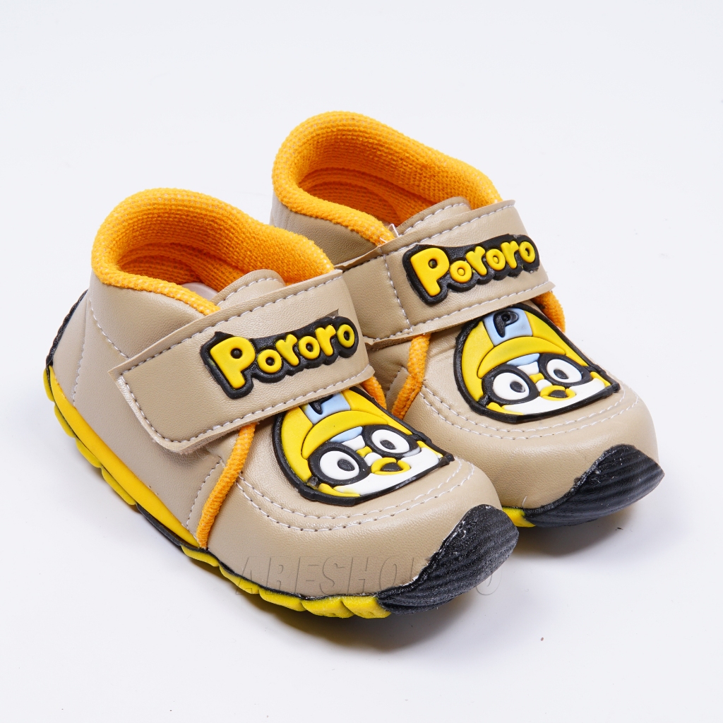 ANAK BUNYI BAYI SEPATU ANAK BUNYI BAYI LAKI_LAKI PORORO USIA 1-3 TAHUNSEPATU BALITA [BUNYI CIT_CIT]