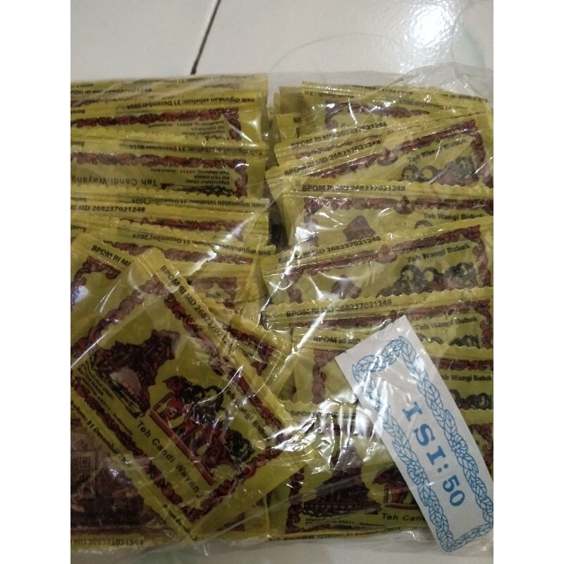 

Teh Candi Wayang isi 50 pcs 1 pack