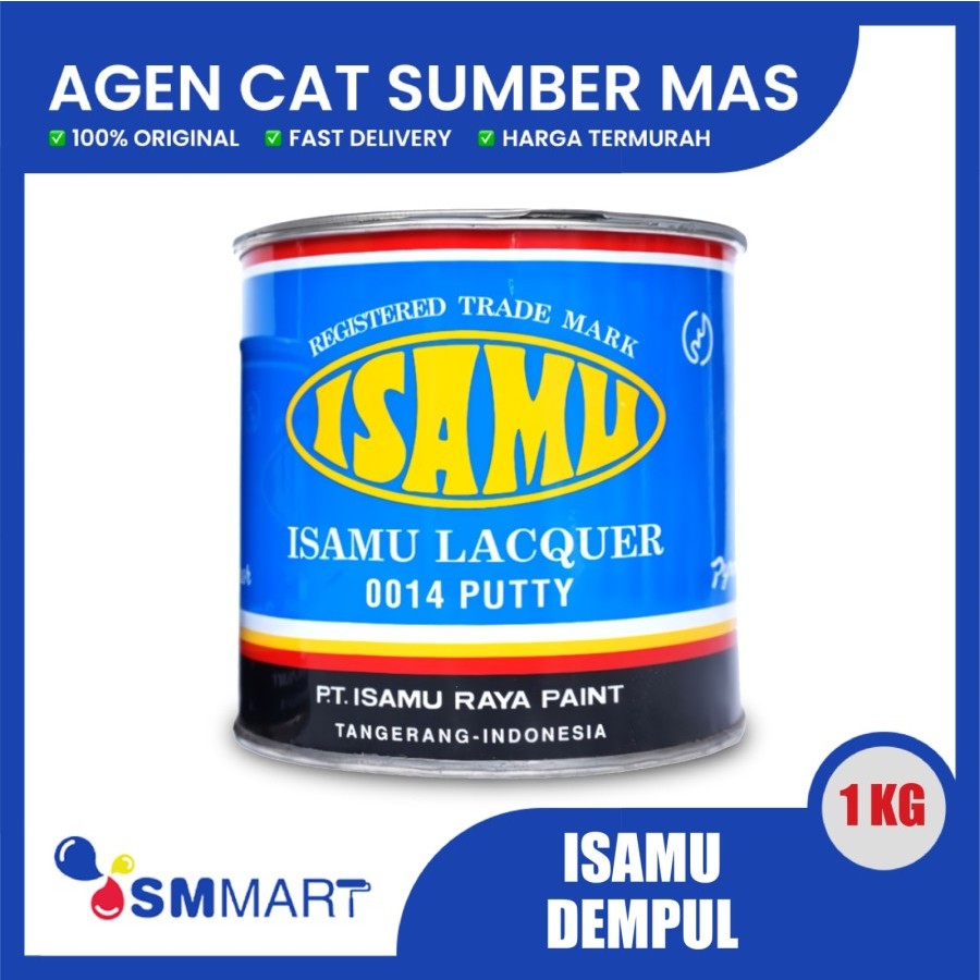 ISAMU DEMPUL / ISAMU LACQUER 1KG / DEMPUL HALUS / DEMPUL MOBIL
