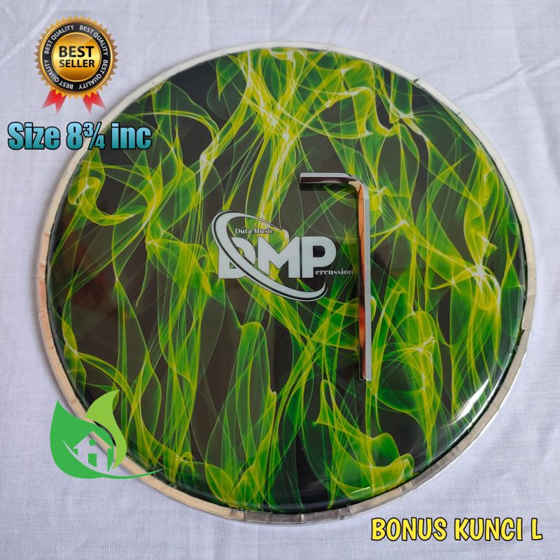 mika Darbuka DMP 8¾ hijau api Bonus kunci L