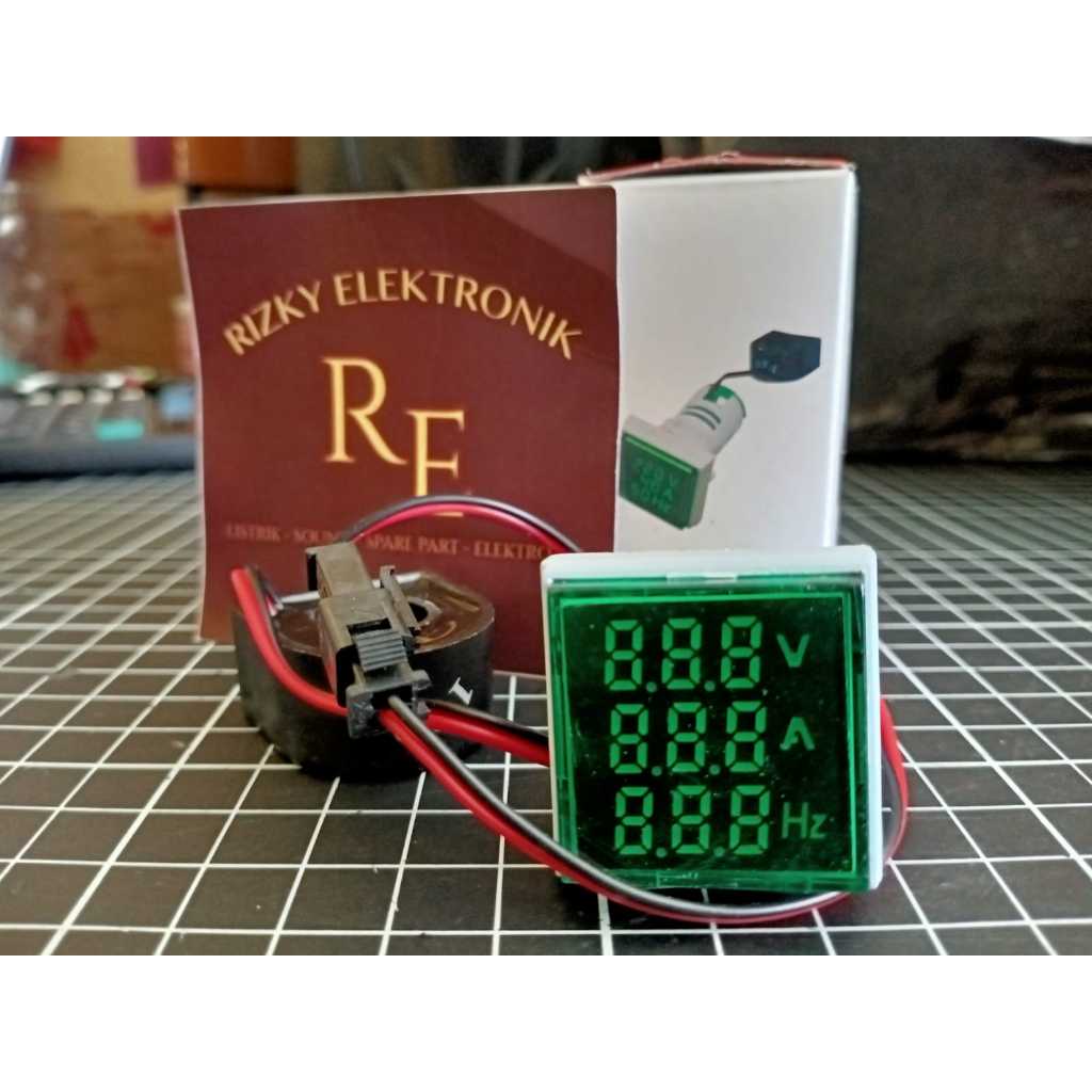 digital ac volmeter ampere meter frequency