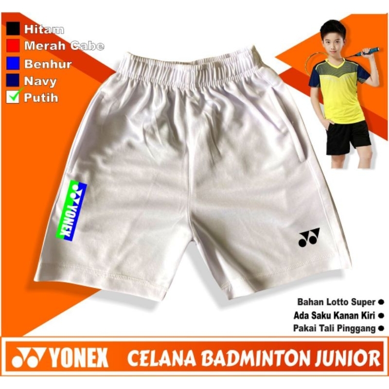 Celana pendek badminton anak - bawahan celana olahraga bulu tangkis junior - celana anak - celana olahraga anak laki-laki dan perempuan - celana pendek anak