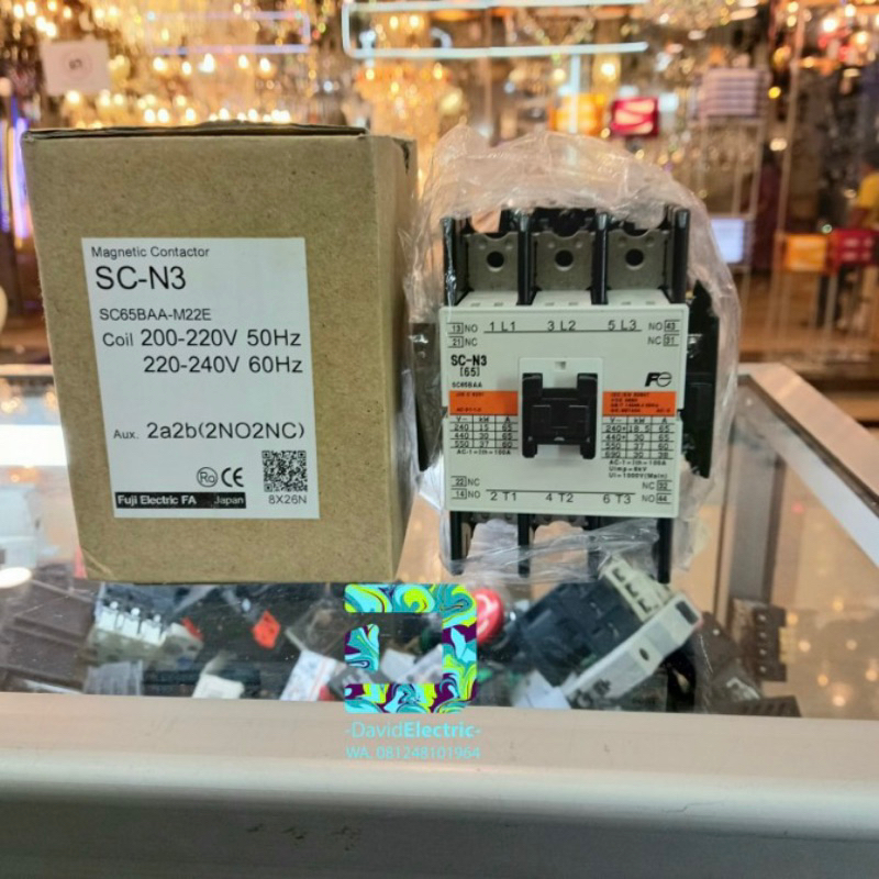 Kontaktor Sc-n3 Scn3 220v Fuji