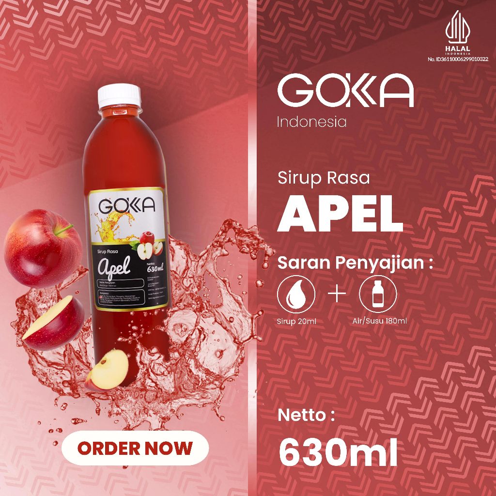 

Sirup Rasa Apel / Minuman Syrup Rasa Apel 630ml