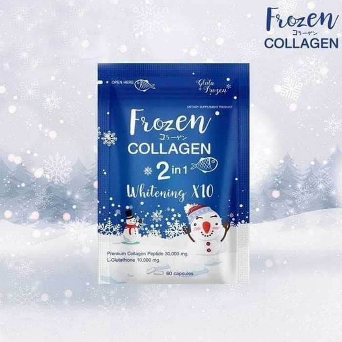 Frozen collagen 2in1 powder drink BPOM