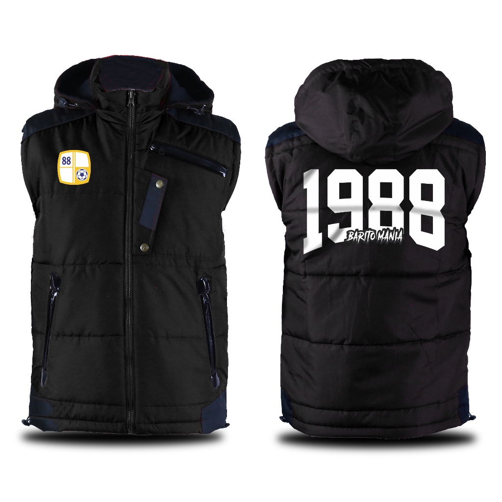 Rompi Hooligan PS Barito Putera 1988 Black Vest Brigade