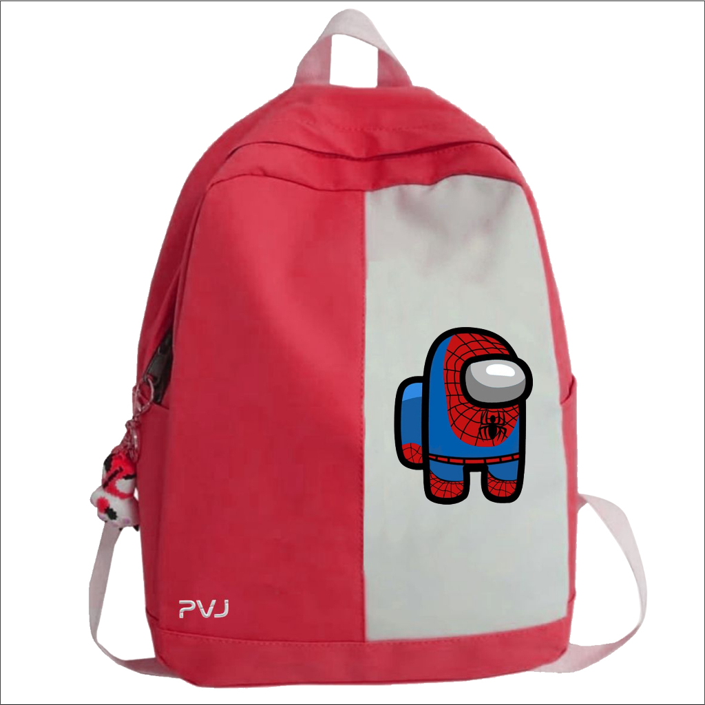 PVJ Tas Ransel Motif Spiderman - Among Us Tas Anak Laki Laki