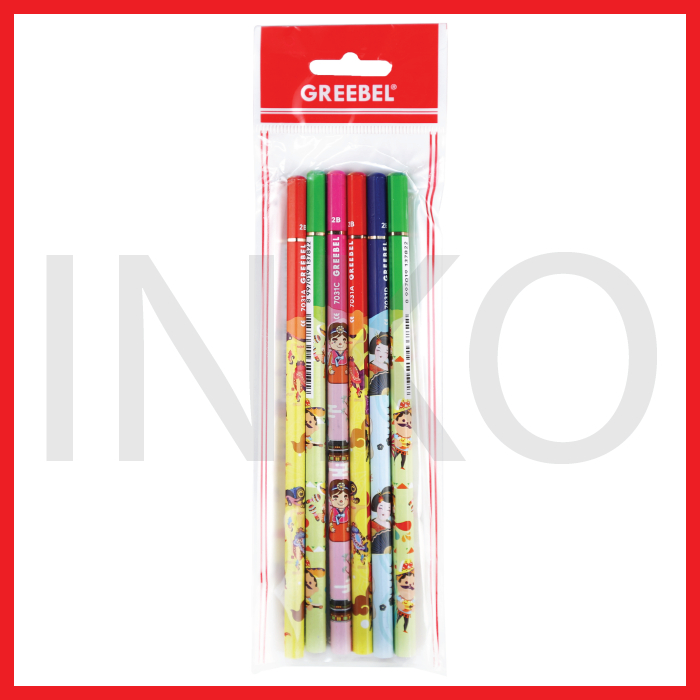 

GREEBEL PENCIL 2B CULTURE 7031 6PCS