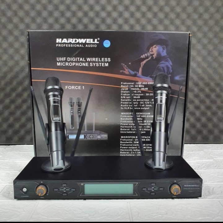 Mic wireless Hardwell Force 1 original hardwell force 1 handheld FORCE1